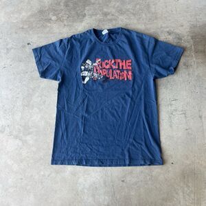 FTP You Bark We Bite T-Shirt Size Large F The Population Blue Men’s